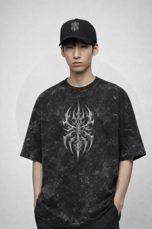 Unisex Acid Washed Oversized Tee