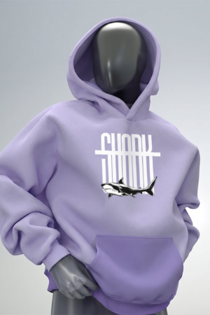 Puff Shark Oversized Hoodie