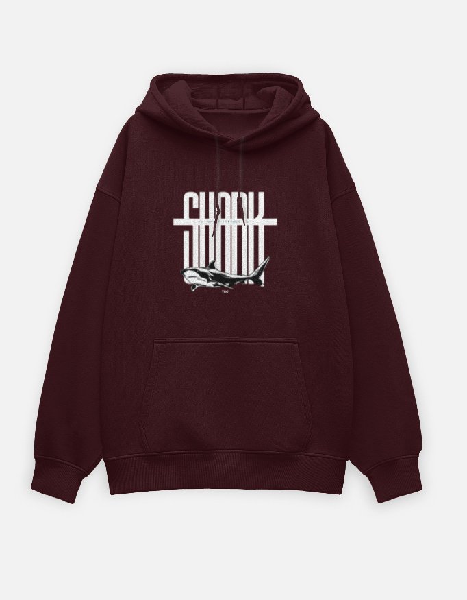 Puff Shark Oversized Hoodie - Image 8