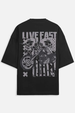 Skulled Rider Puffed Tee