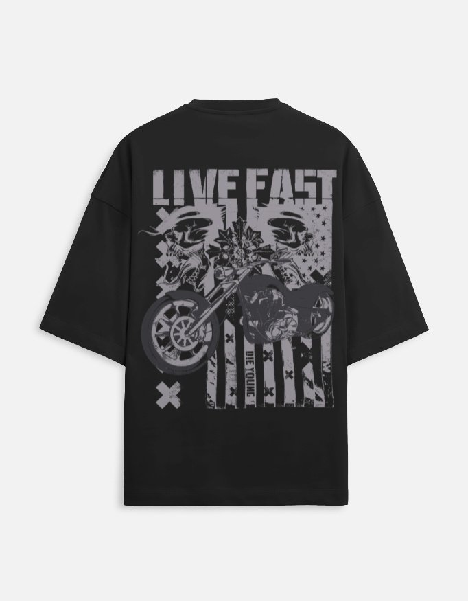 Skulled Rider Puffed Tee