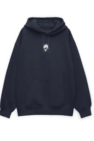 Skull Embroided Hoodie