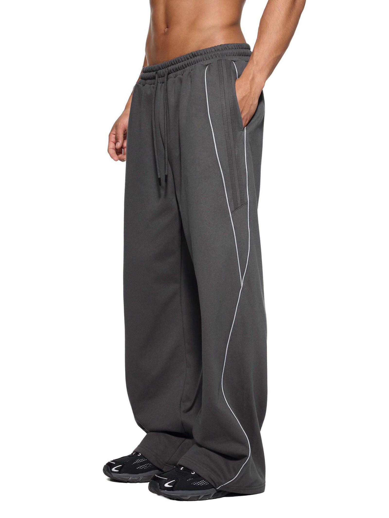 Reflection Striped Straight-Leg Sweatpants - Image 10