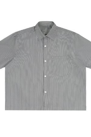 Oversized Vertical Stripe Boxy Shirt