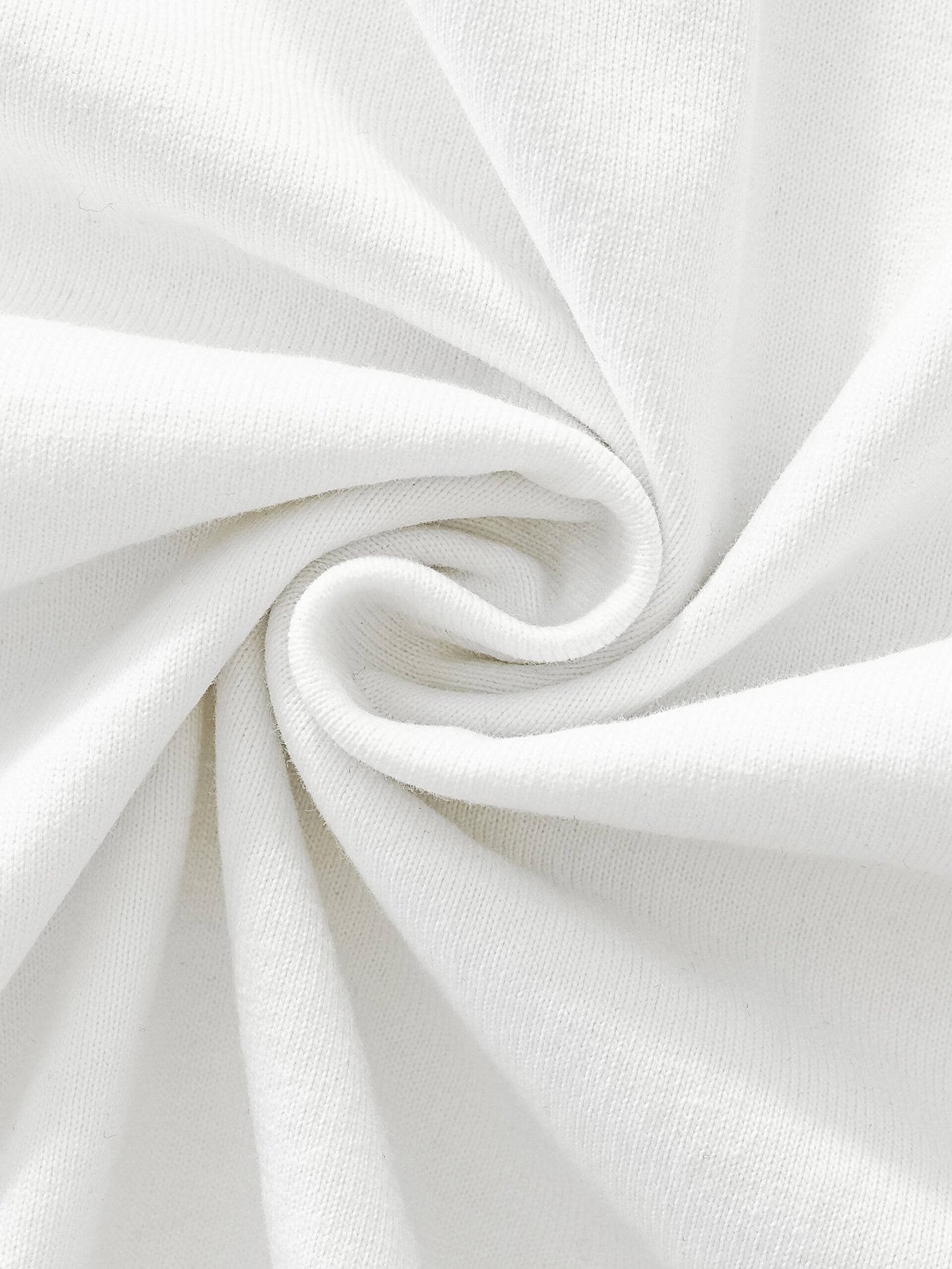 Layered Contrast Sleeve Cotton T-Shirt - Image 4