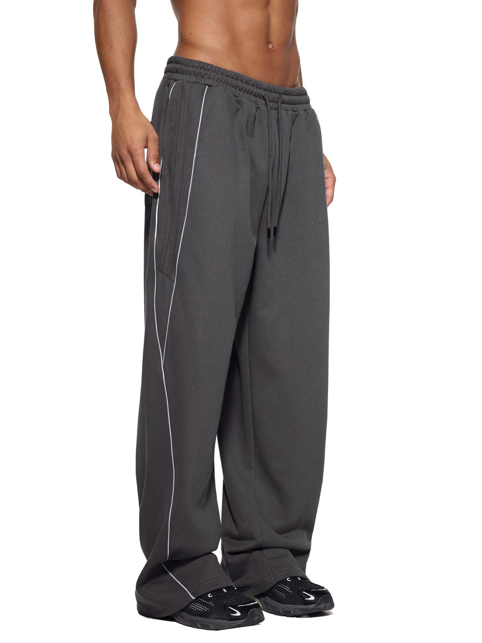 Reflection Striped Straight-Leg Sweatpants - Image 5