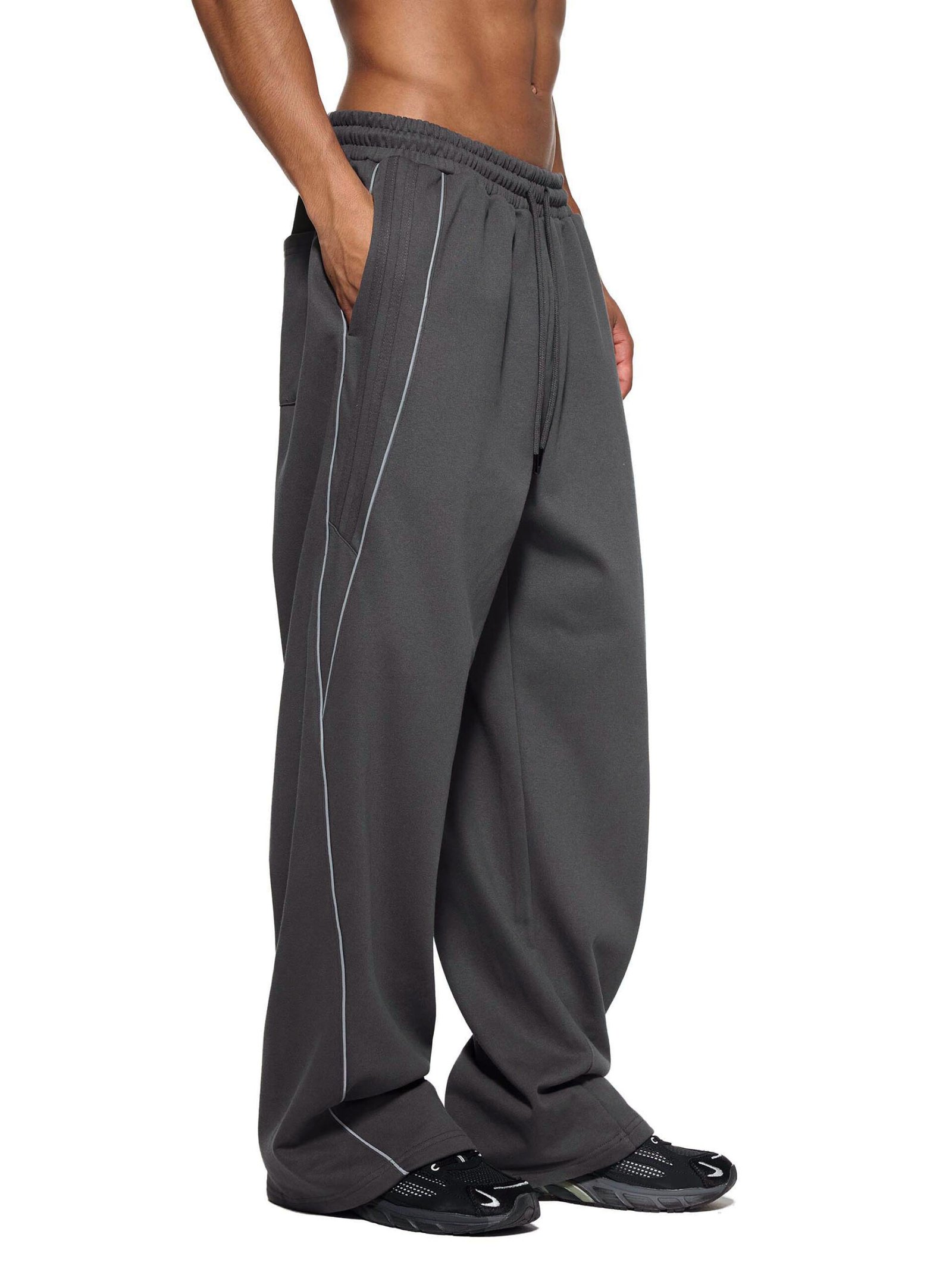 Reflection Striped Straight-Leg Sweatpants - Image 3